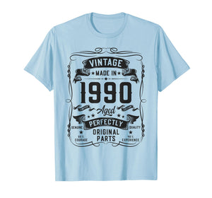 Vintage 1990 36yr 36th Birthday Gifts for Men 36 Years Old T-Shirt