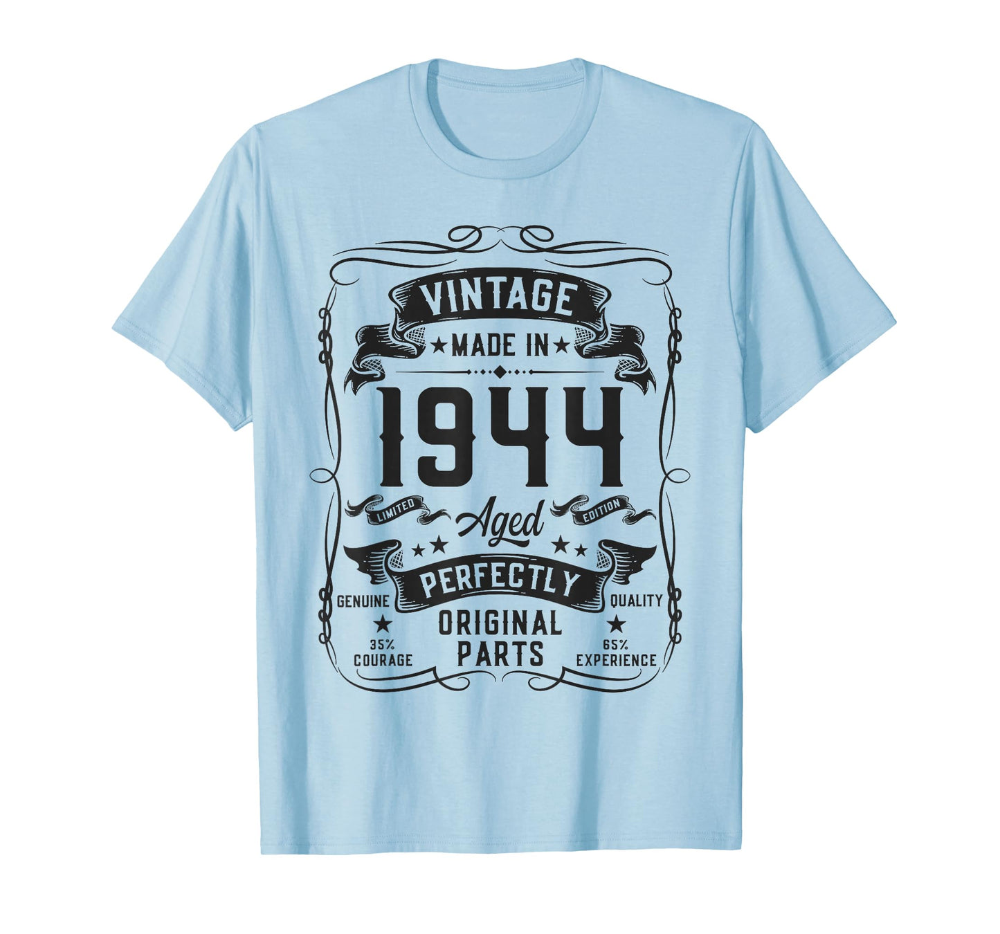 Vintage 1944 82yr 82nd Birthday Gifts for Men 82 Years Old T-Shirt