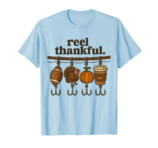 Funny Thanksgiving Fishing Turkey Pumpkin Spice Fall Coffee T-Shirt