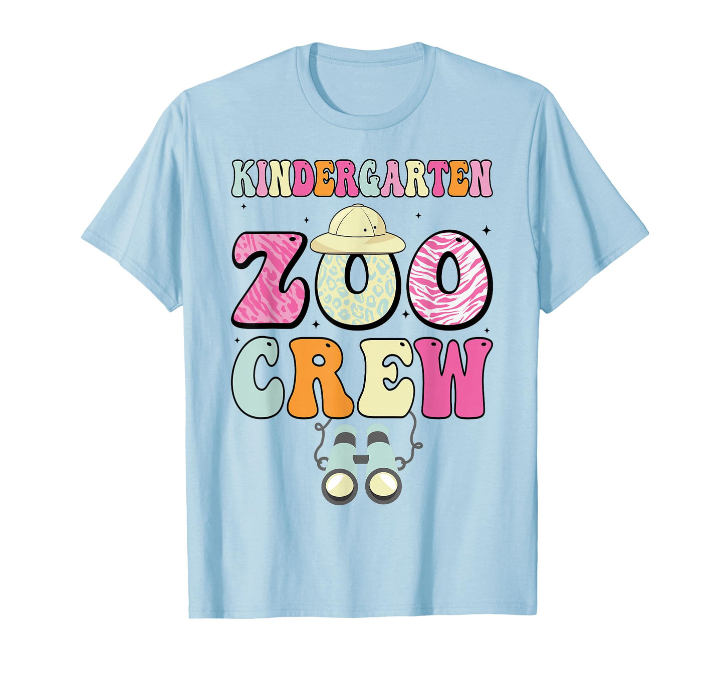 Kindergarten Zoo Crew - Safari Animals Teacher Student T-Shirt