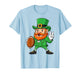 St Patricks Day Football Funny Leprechaun Kids Men Boys T-Shirt