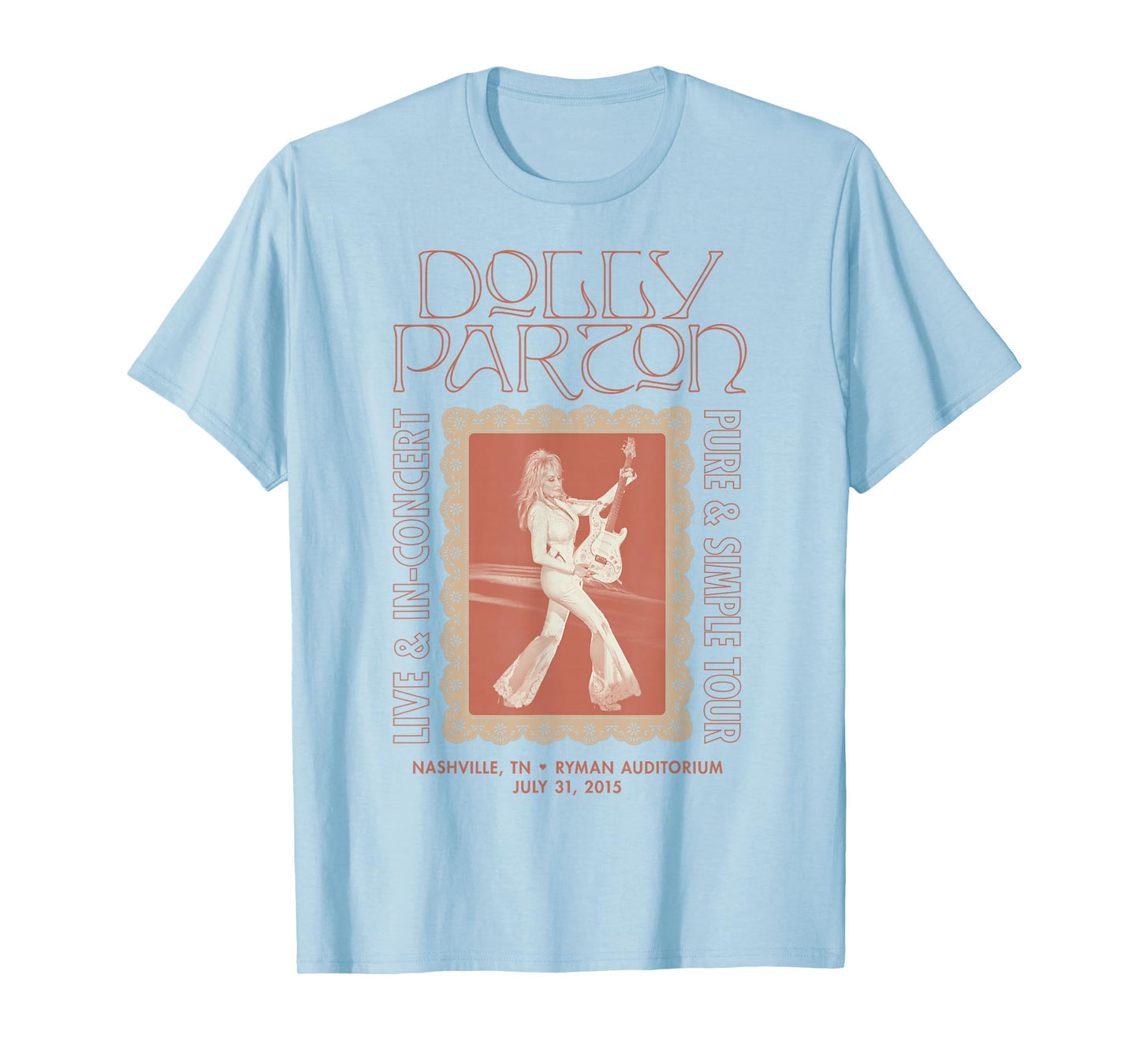 Dolly Parton Live & in-Concert Pure & Simple Tour Nashville T-Shirt