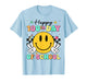 Happy 100th Day of School Cute Smile Face 100 Days of School T-Shirt