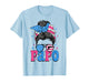 Fafo Messy Bun American Flag T-Shirt