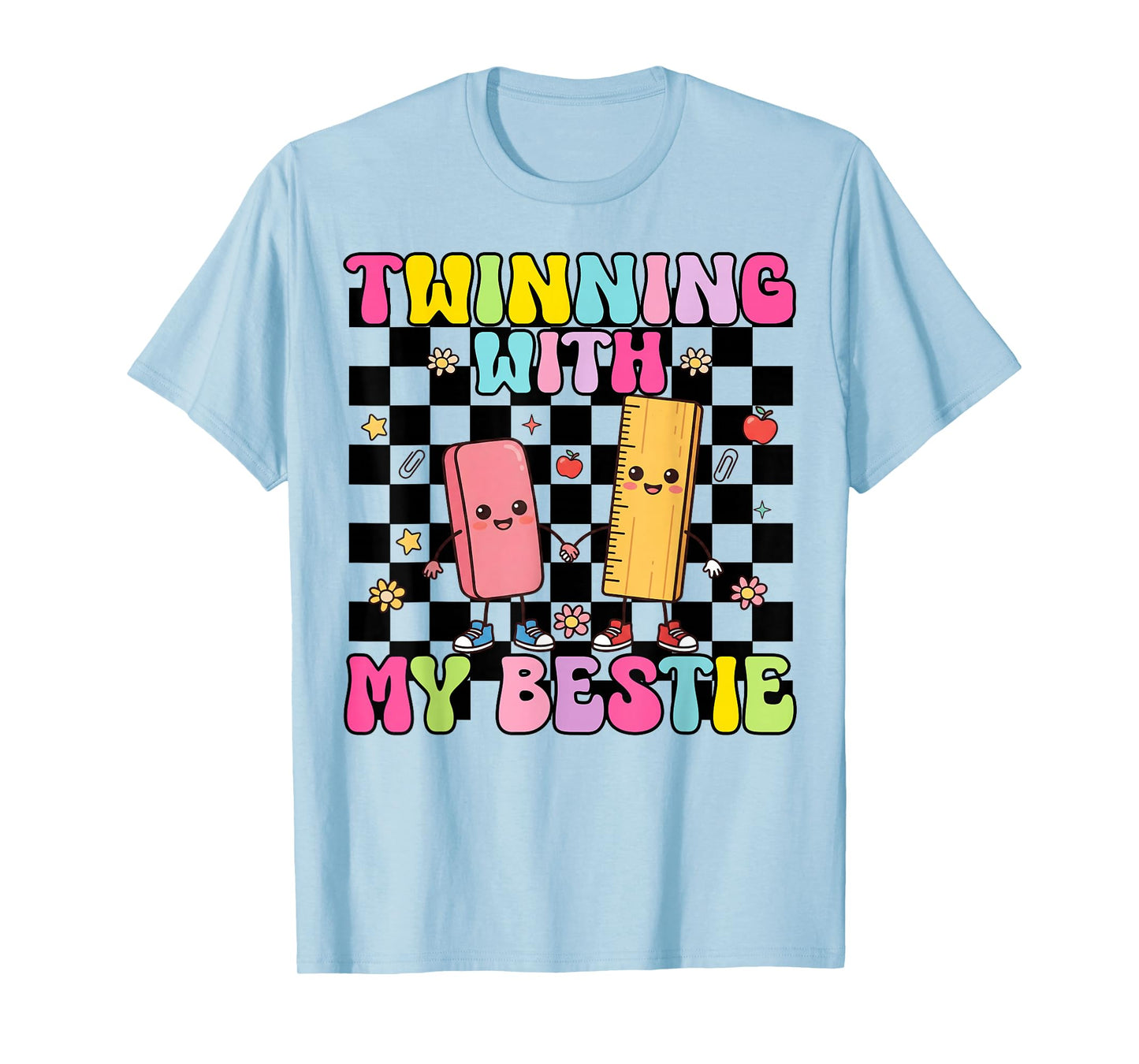 Twinning with My Bestie Spriit Week Matching Kids Girls T-Shirt