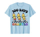 Groovy Dabbing Pencil 100 Days of School Boys Girls Teacher T-Shirt