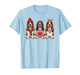 Cute Basset Hound Valentine Dog T-Shirt