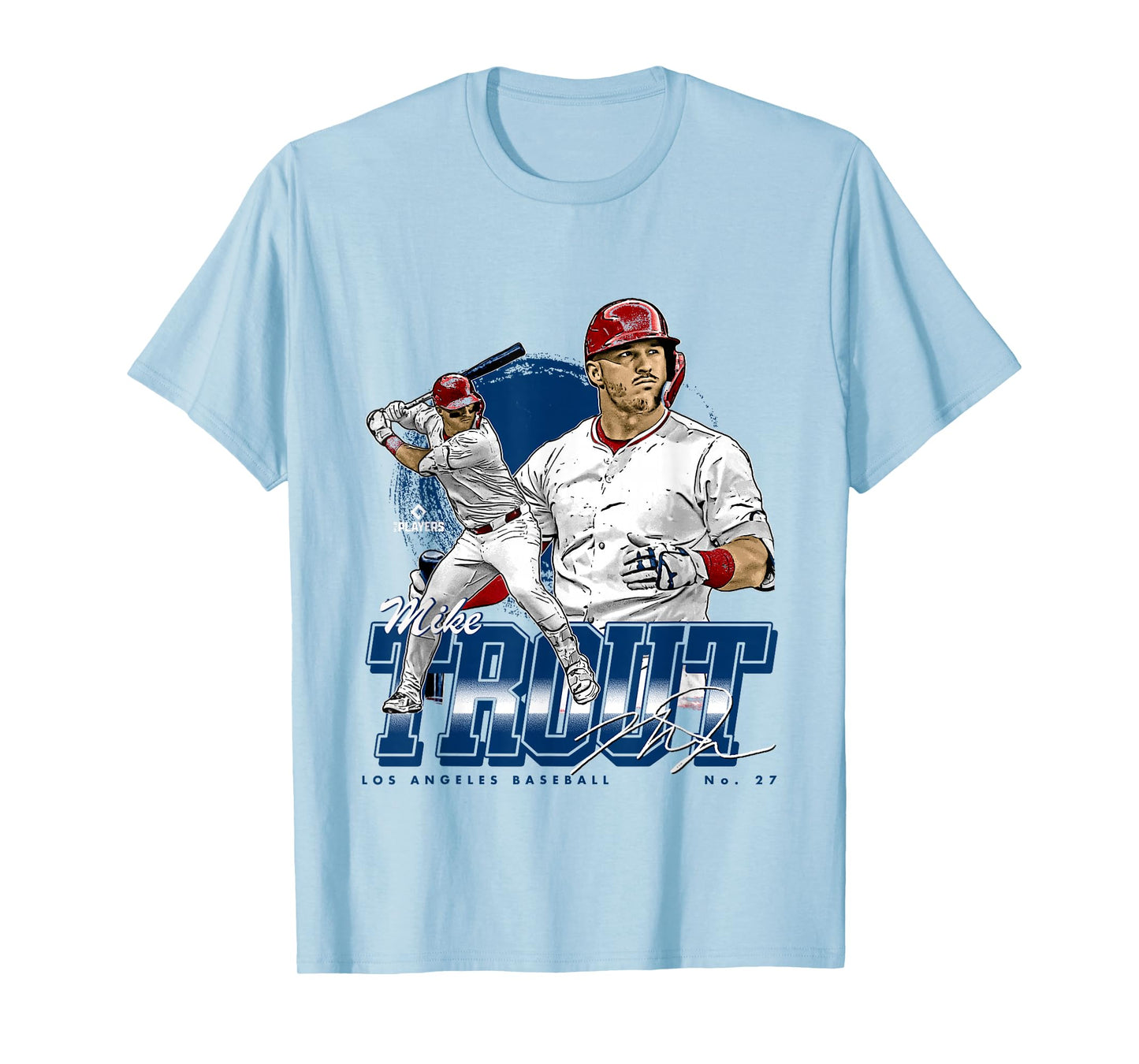 Mike Trout | Los Angeles A MLB Baseball Players| MLBMTR302N T-Shirt