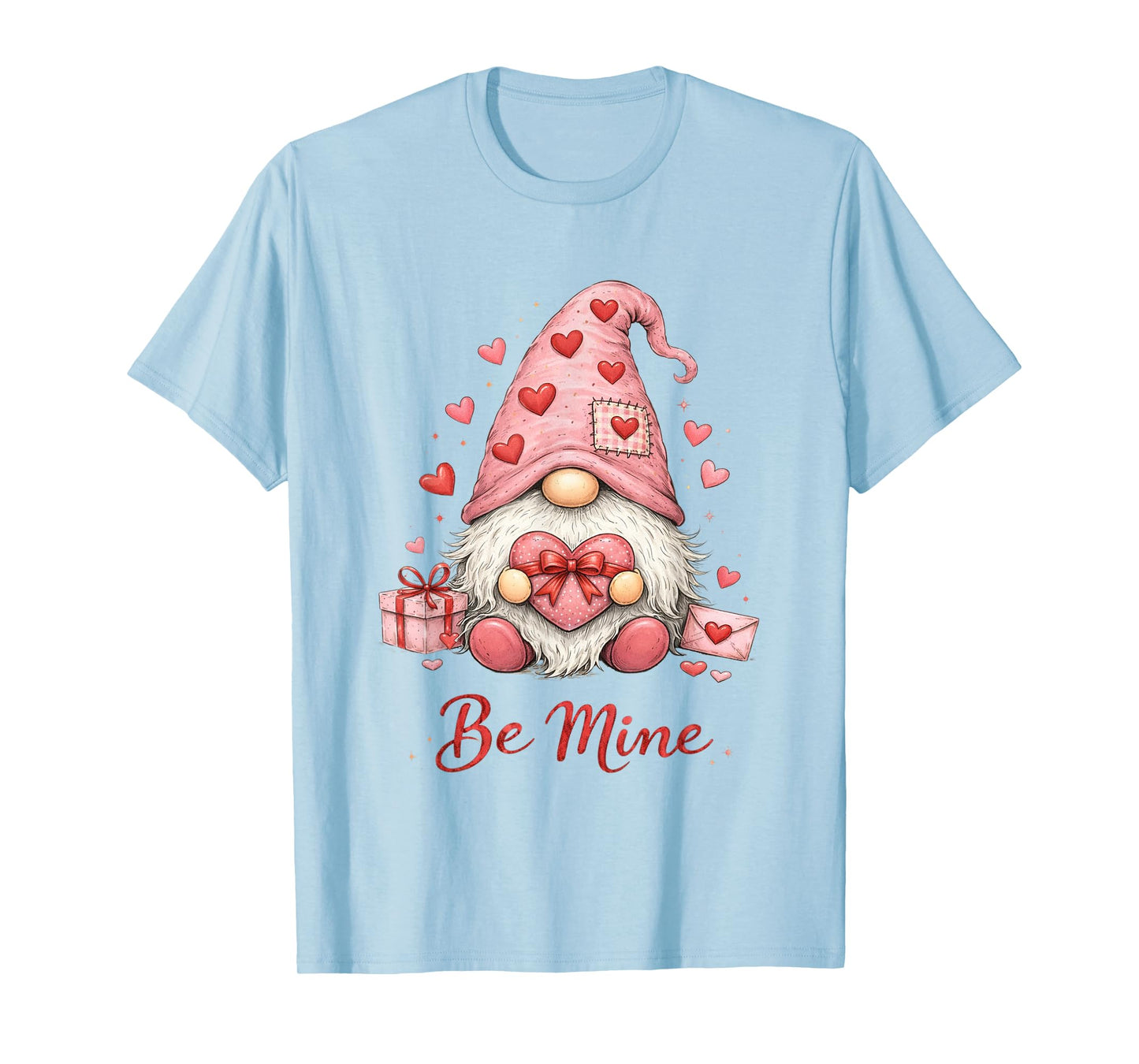 Valentine Gnome Love Happy Valentine's Day Gnome Be Mine T-Shirt