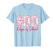 100 Days of School Pink Bow Flower Girls Teacher 100th Day T-Shirt