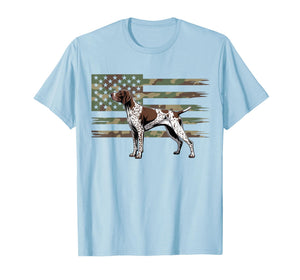 German Shorthaired Pointer Camouflage American Dogs Lovers T-Shirt