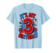 It's My 3rd Birthday Spider Theme Party 3 Year Old Boys Kids T-Shirt