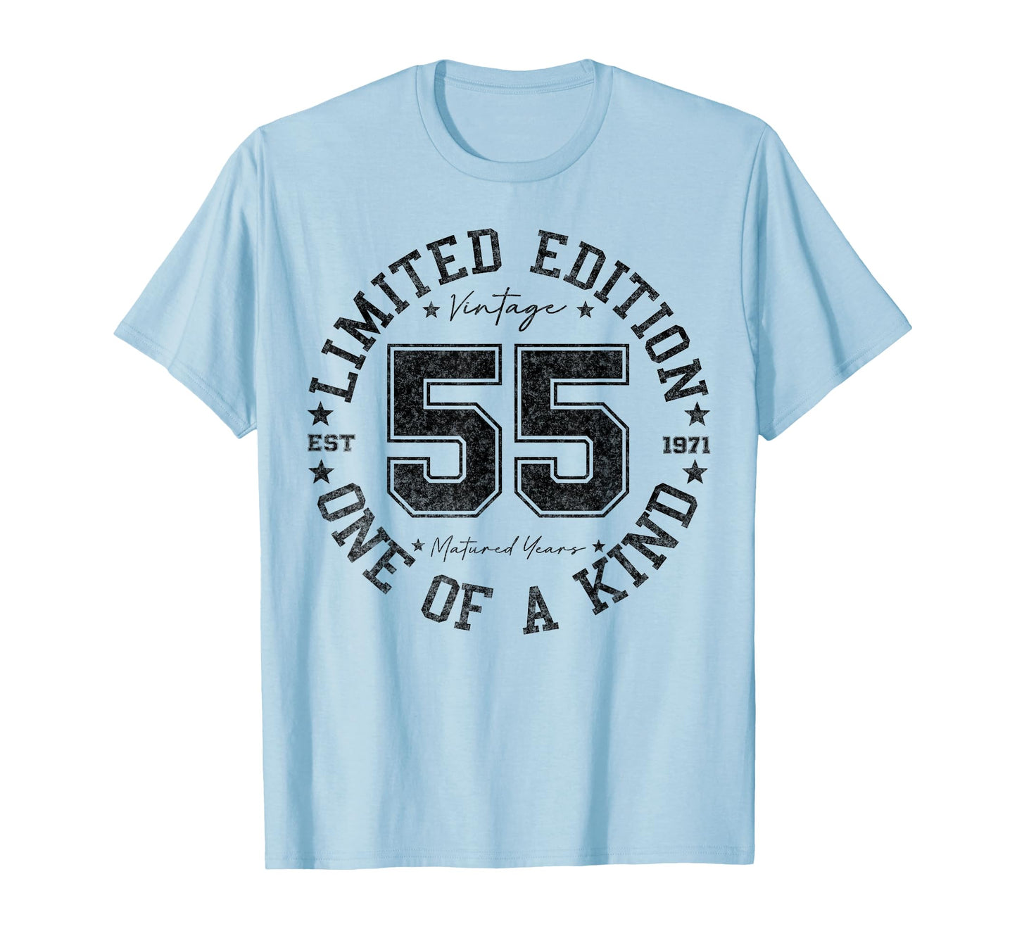 55 Year Old Gifts Vintage 1971 Limited Edition 55th Birthday T-Shirt