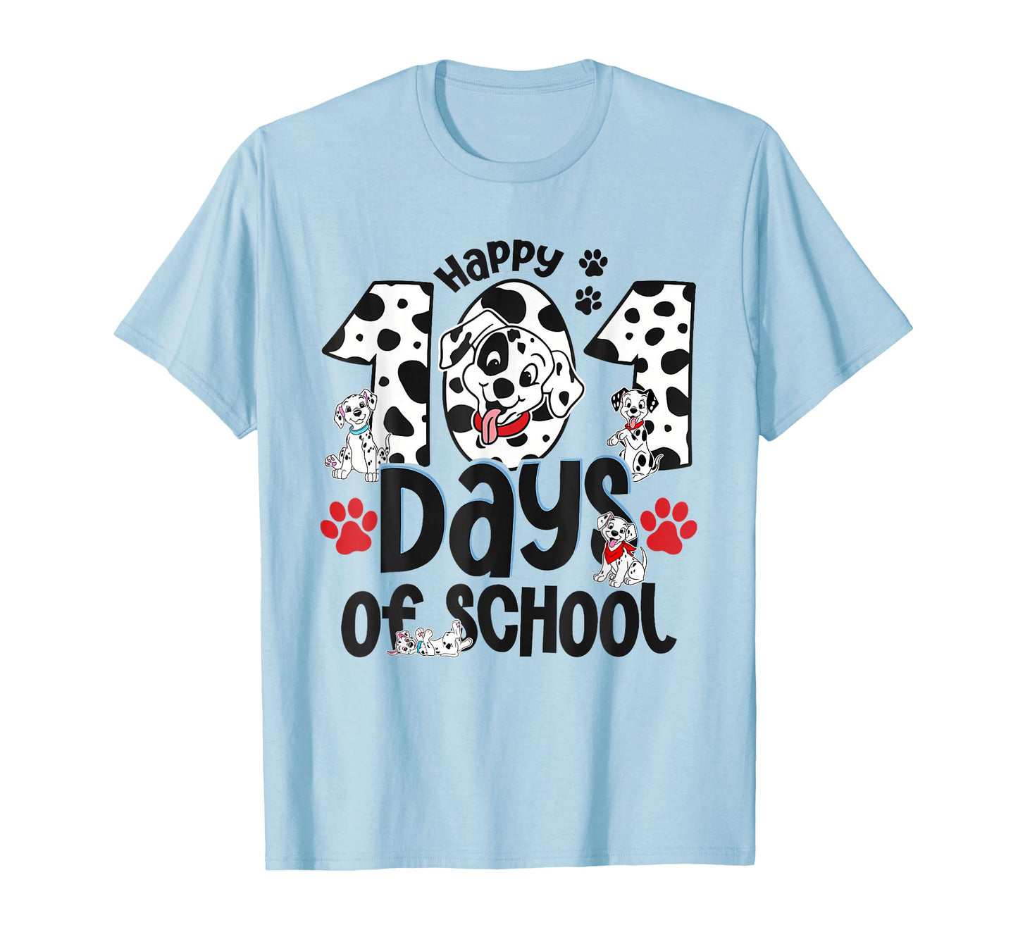 Happy 101 Days School Cute Dog 100 Days Smarter Student Kids T-Shirt