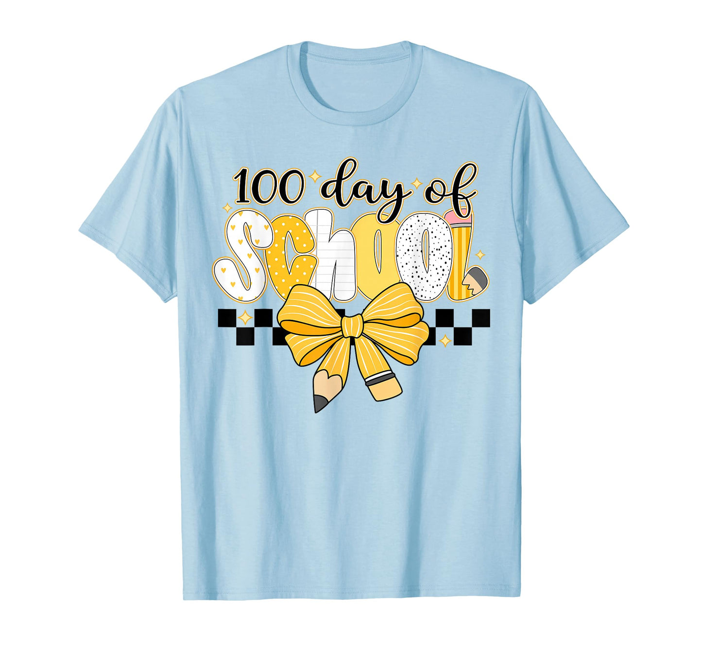 100 Days of School for Teacher Kids Girls Students Boys T-Shirt