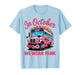 in October We Wear Pink School Bus Driver Breast Cancer T-Shirt