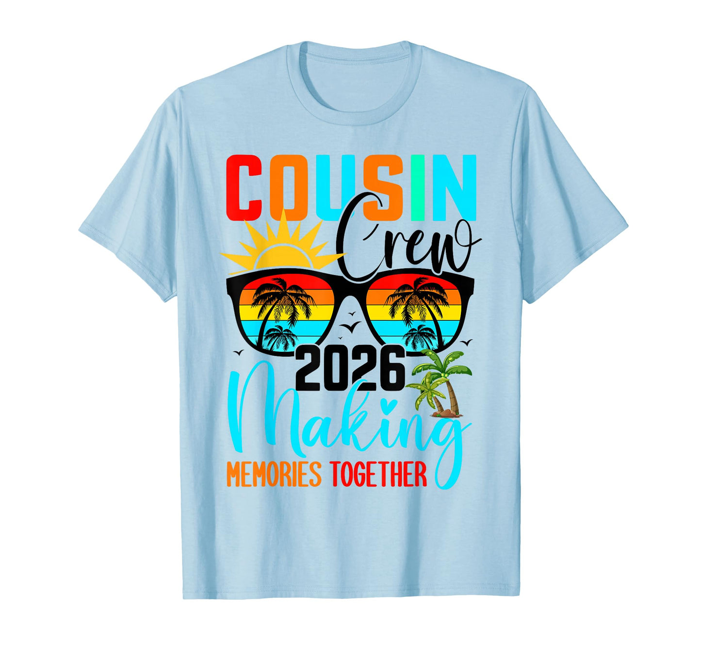 Cousin Crew 2026 Summer Vacation Beach Family Trip Matching T-Shirt