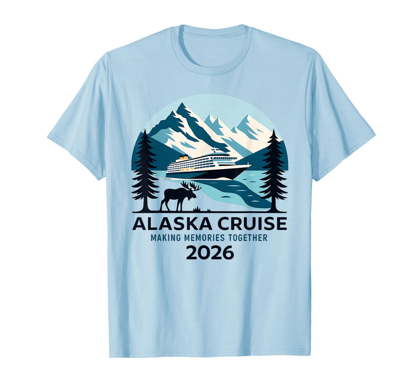 Matching Family Friends and Group Alaska Cruise 2026 T-Shirt