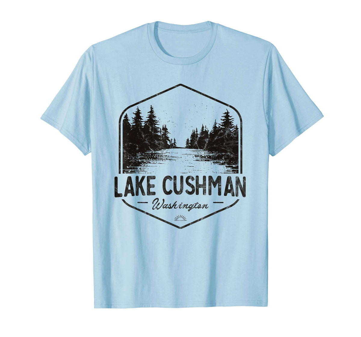 Lake Cushman Washington Outdoors Vintage T-Shirt