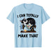 I Can Totally Make That Flowers Funny Cat Sewing DIY Machine T-Shirt