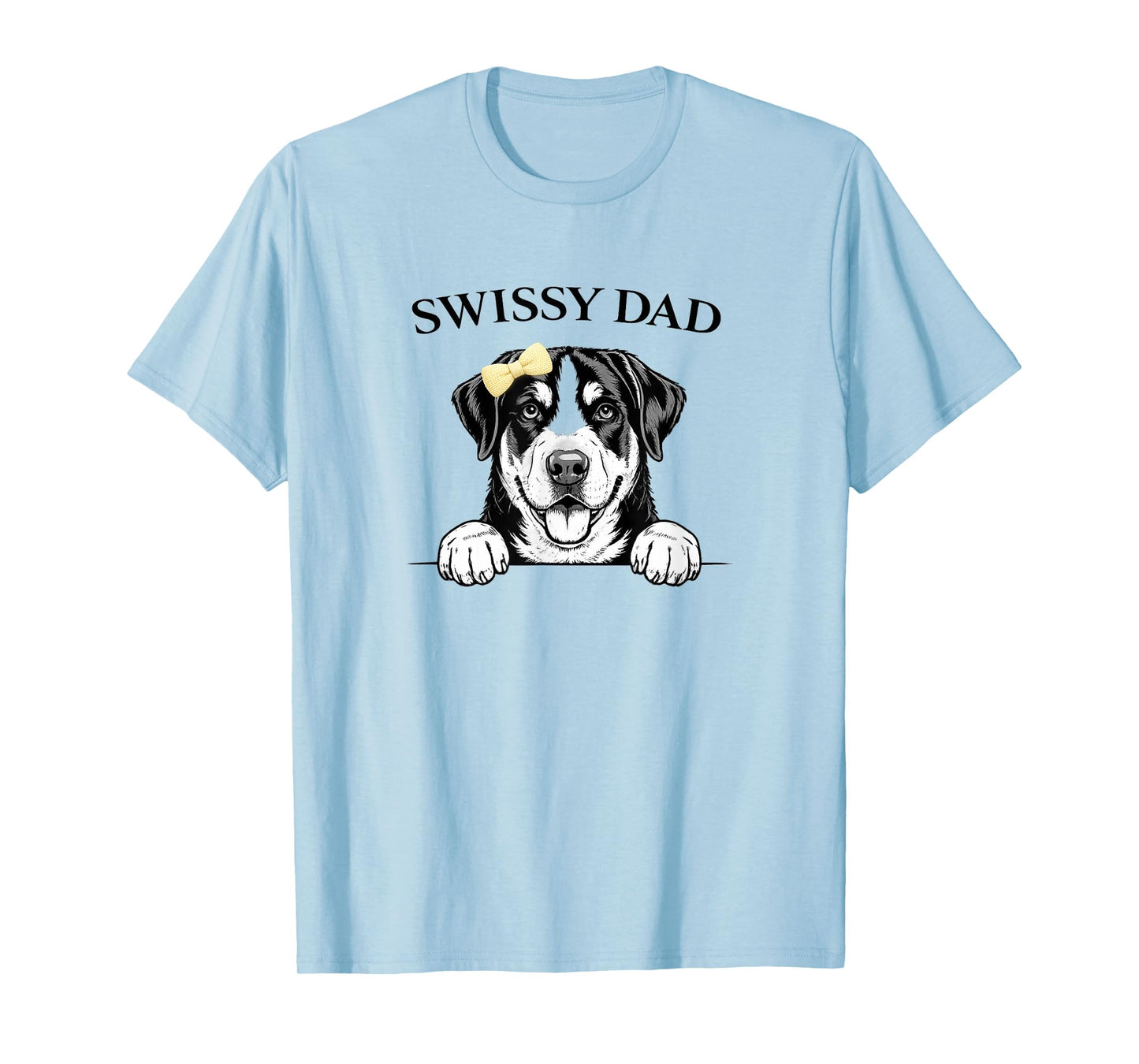 Greater Swiss Mountain Dog Swissy Dad Tee T-Shirt
