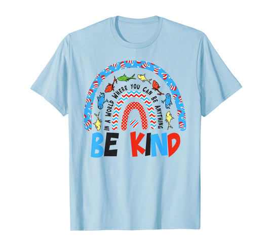 Autism Awareness Be Kind Why Fit in Doctor Teacher Cat Hat T-Shirt