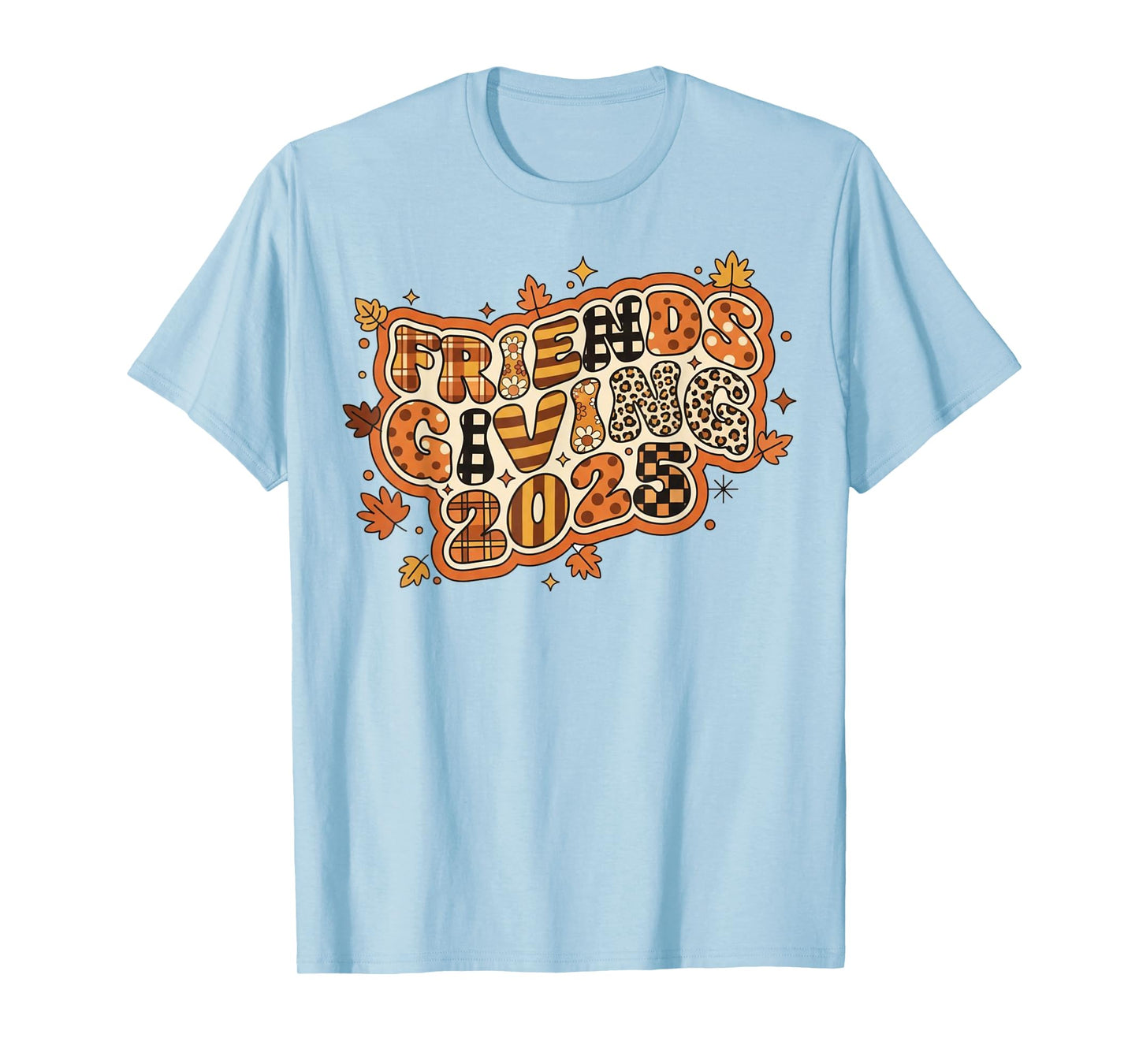 Friendsgiving 2025 Squad Group Matching Thanksgiving T-Shirt