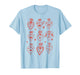Valentine’s Day Mexican Milagro Gothic Goth Sacred Hearts T-Shirt