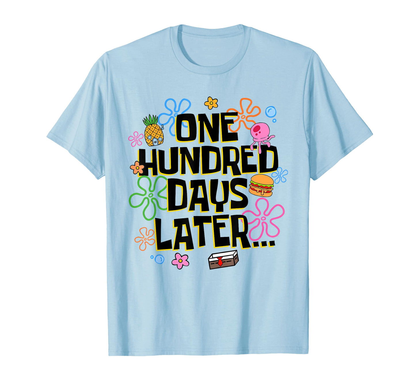 100 Days Later Funny Happy 100th Day of School Meme Kids T-Shirt