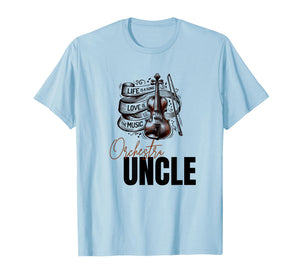 Orchestra Uncle, Family Classical Music Supporter T-Shirt