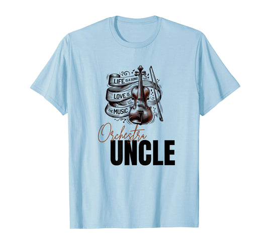 Orchestra Uncle, Family Classical Music Supporter T-Shirt