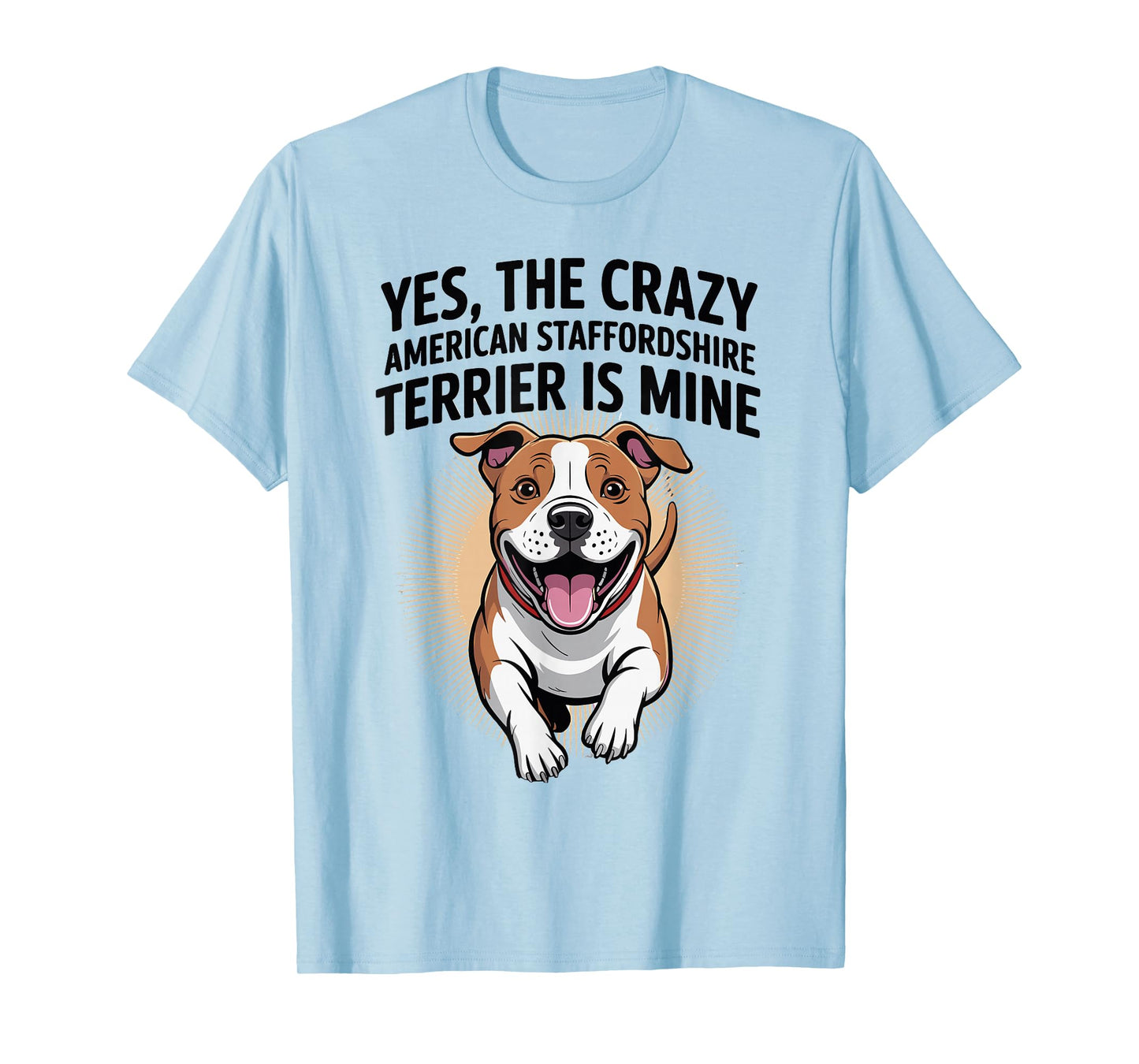 Amstaff Pet Dog Lover Funny American Staffordshire Terrier T-Shirt