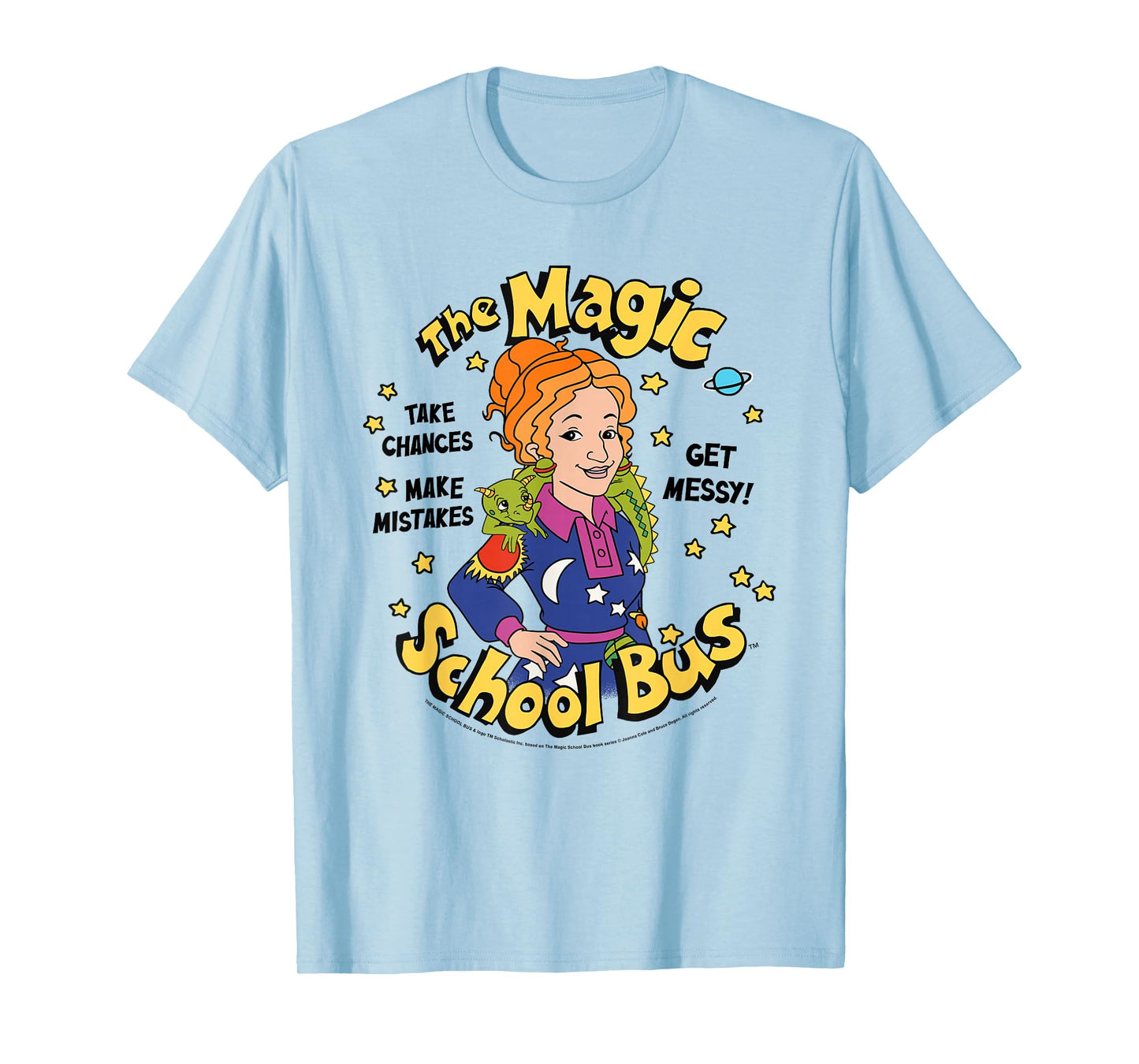 The Magic School Bus Ms Frizzle and Liz Quote Retro Cartoon T-Shirt