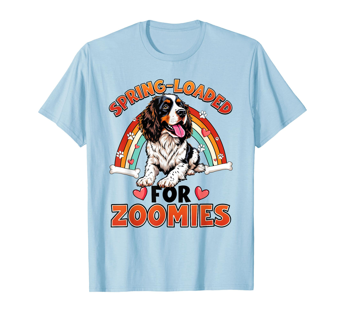 Funny English Springer Spaniel Design for Dog Lover T-Shirt