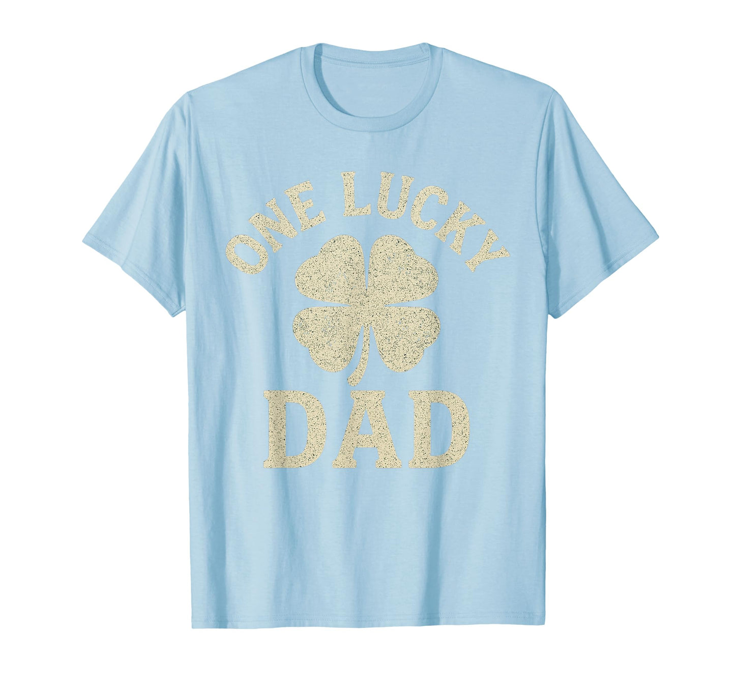 One Lucky Dad St Patricks Day Funny Vintage Papa Father Men T-Shirt