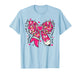 Teaching is A Work of Heart Pencil Bow Teacher Valentine T-Shirt