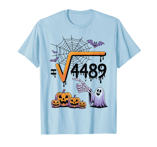 4489 Square Root 67 Math Teacher Halloween Costume Professor T-Shirt