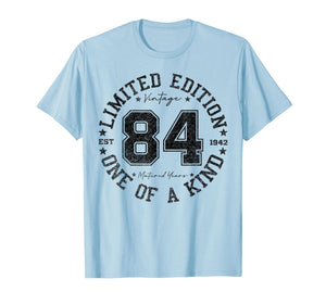 84 Year Old Gifts Vintage 1942 Limited Edition 84th Birthday T-Shirt