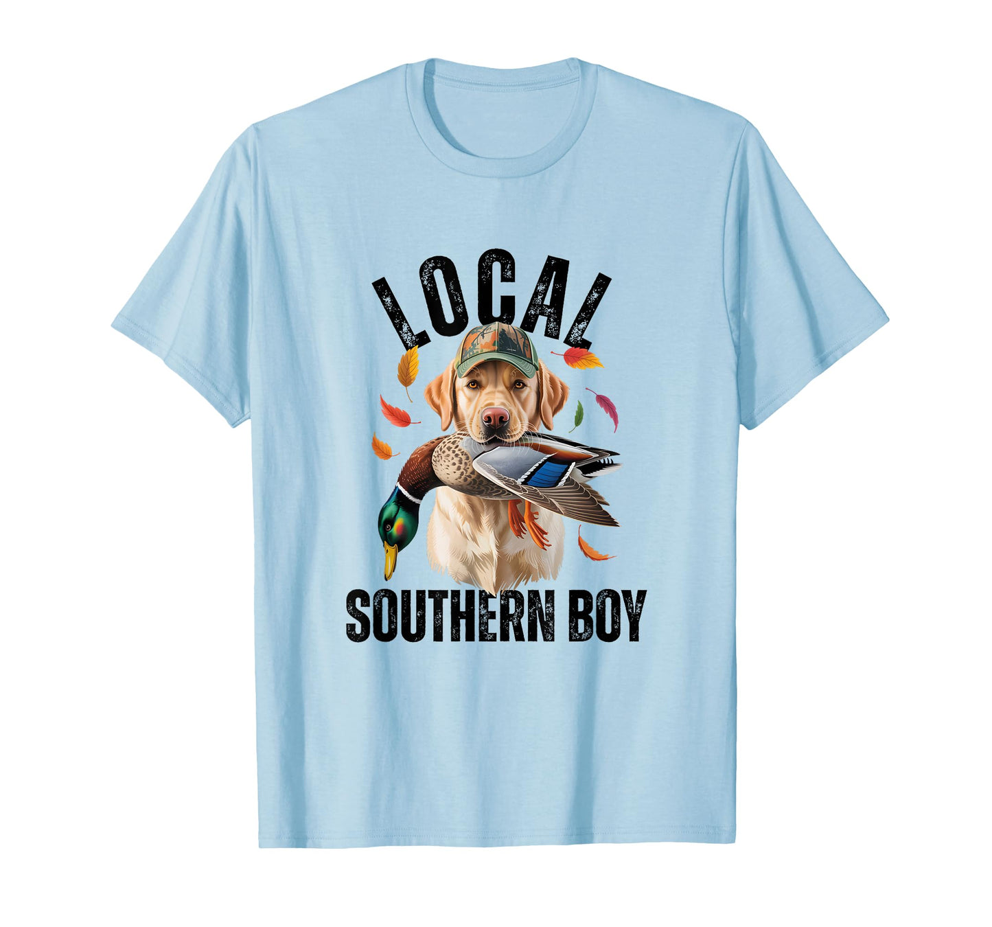 Southern Boy Dog Duck Duck Yellow Retriever Hunting T-Shirt