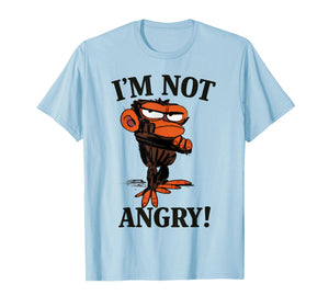 Humor I'm Not Angry Grumpy Funny Monkey Meme T-Shirt