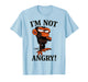 Humor I'm Not Angry Grumpy Funny Monkey Meme T-Shirt