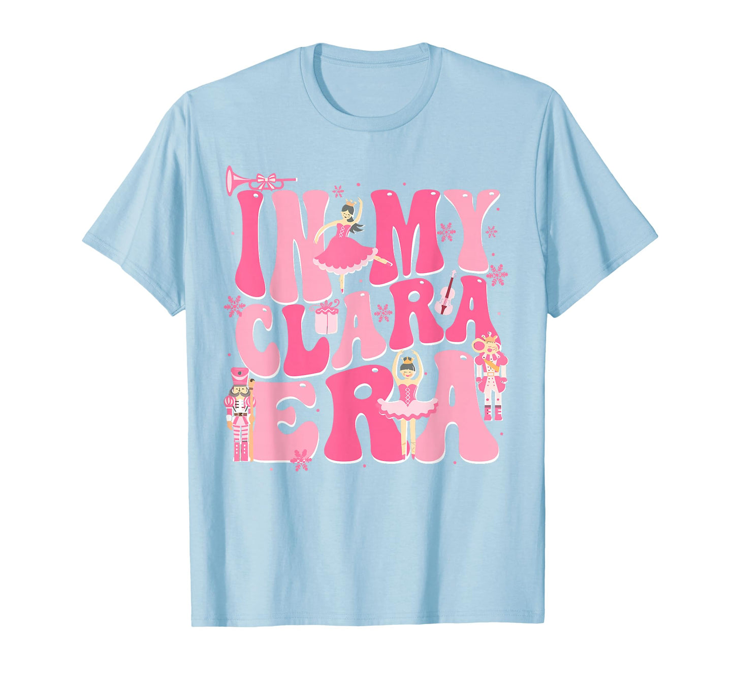Coquette in My Clara Era Christmas Nutcracker Merry Xmas Kid T-Shirt