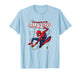 Marvel Comics Spider-Man Christmas Lights Web Crawler T-Shirt