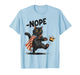 Funny Black Cat No Kings October 18 No Kings Day Men Women T-Shirt
