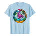 Christmas at The Beach Flamingo Santa Hat Tropical Xmas T-Shirt