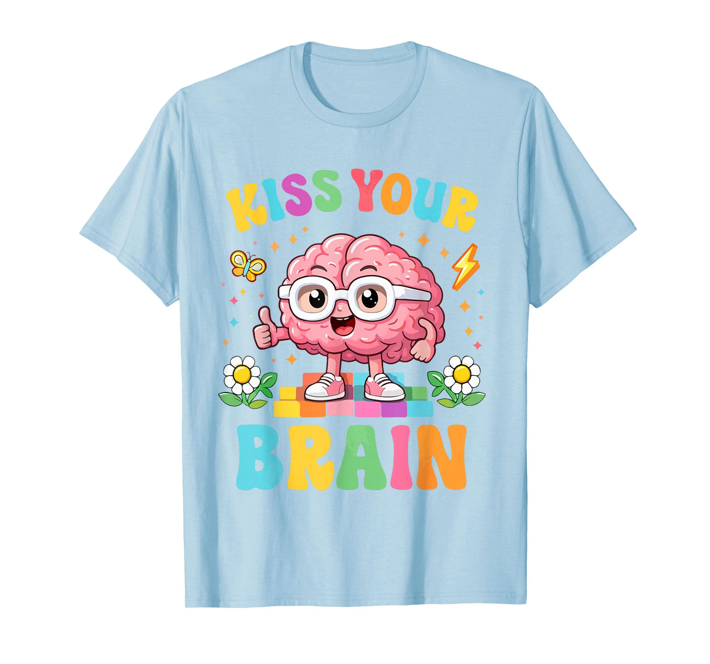 Kiss Your Brain Teacher Valentine Day Women T-Shirt