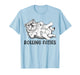Funny Bulldog Rolling Fatties Dog Mom Dad Owner T-Shirt