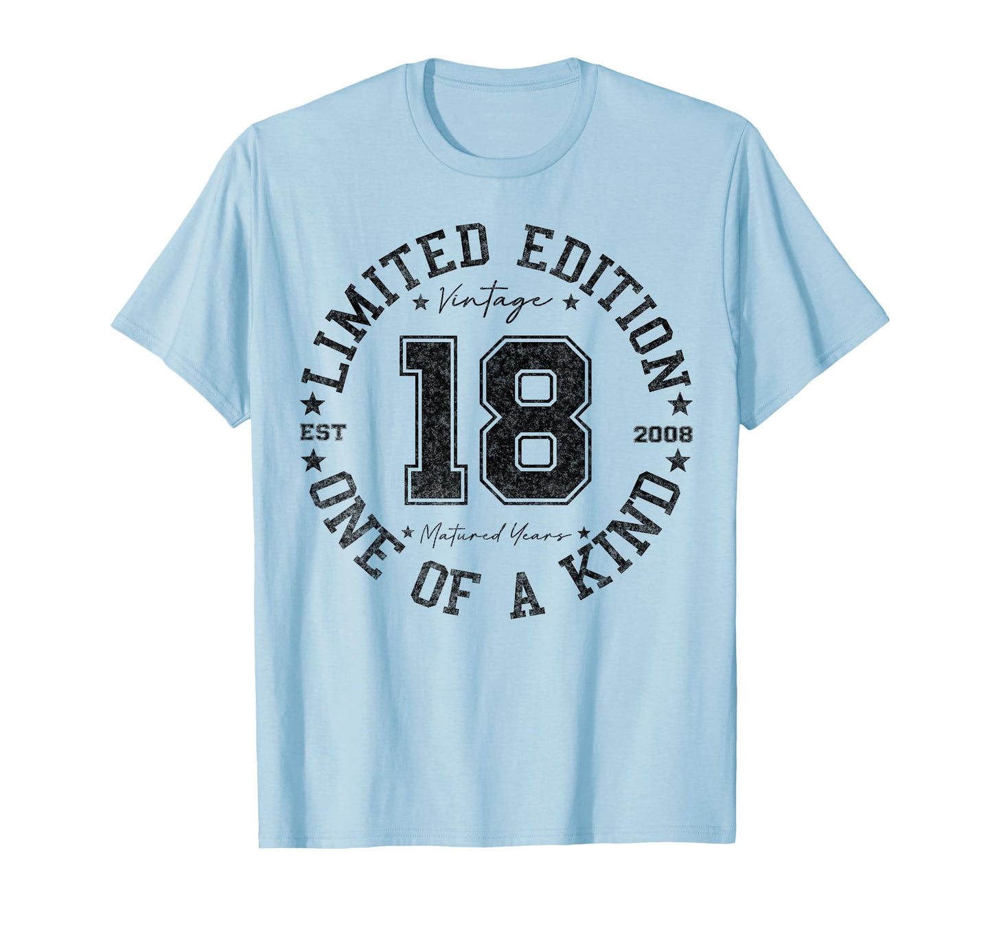18 Year Old Gifts Vintage 2008 Limited Edition 18th Birthday T-Shirt