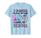 Funny 100 Days of School Teacher Student Kids 100th Day T-Shirt