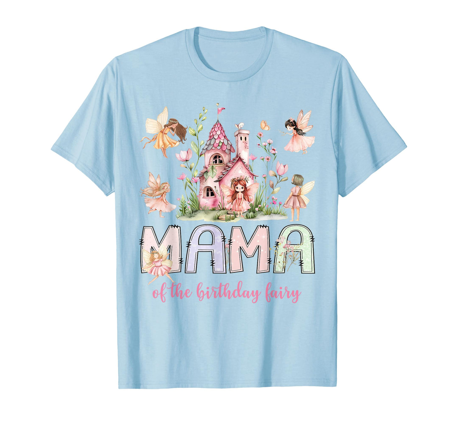 Mama of The Birthday Fairy Magical Girl Matching T-Shirt